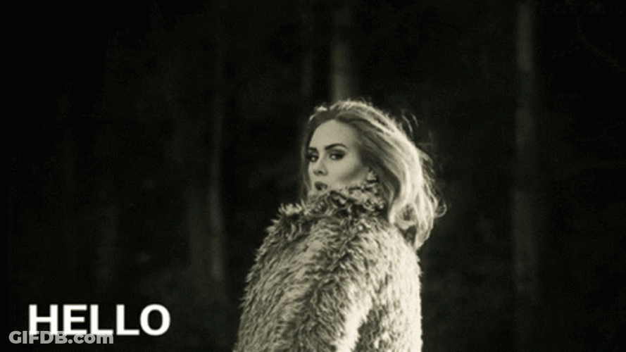 Hello From The Other Side Adele GIF