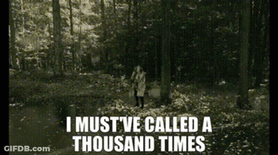Hello From The Other Side I Must Called Thousand Times GIF