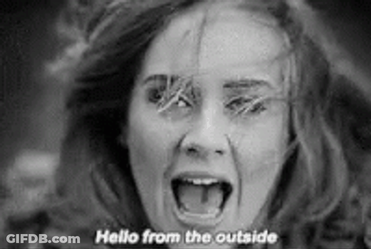 Hello From The Other Side Is It Me You Looking For GIF