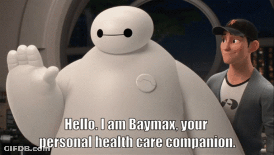 Hello I Am Baymax GIF
