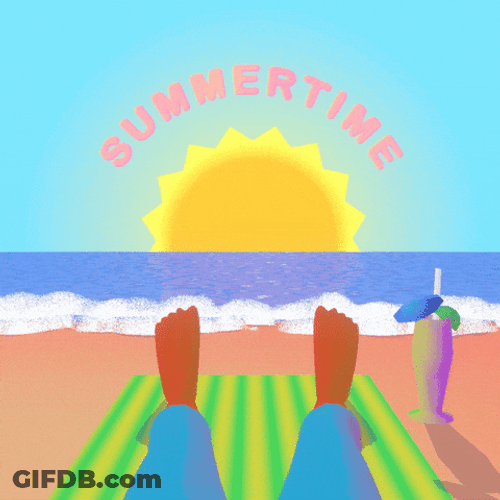 Hello July Summer Time GIF