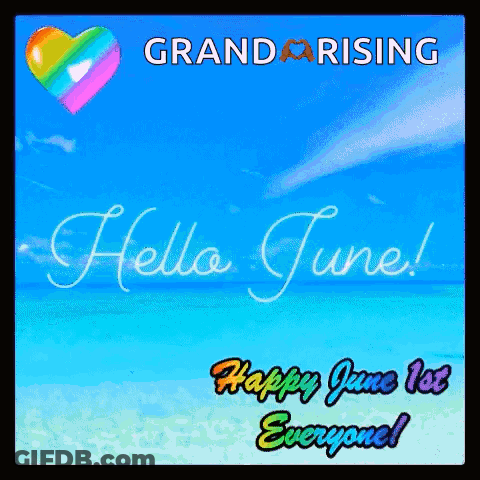 Hello June Happy June 1St Everyone Beach GIF