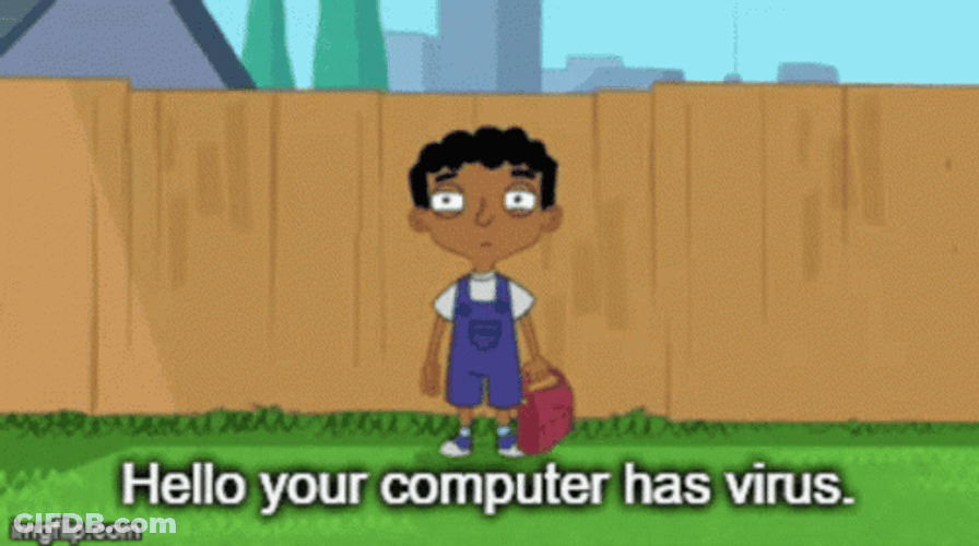 Hello Kid Computer Virus Baljeet GIF