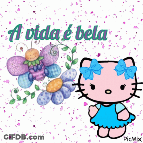 Hello Kitty A Vida E Bela GIF