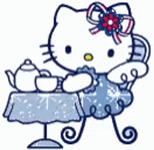 Hello Kitty Boston Tea Party GIF