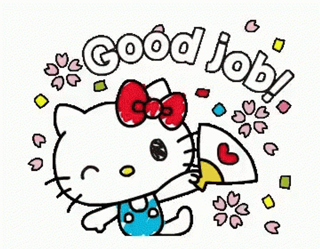 Hello Kitty Good Job GIF
