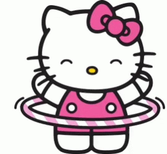 Hello Kitty Hula Hoop GIF