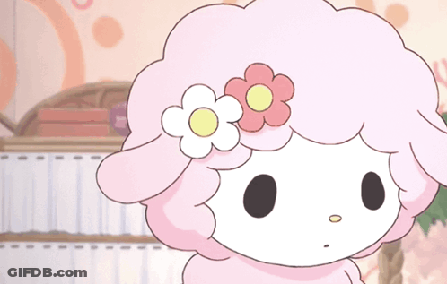 Hello Kitty Standing In Room GIF