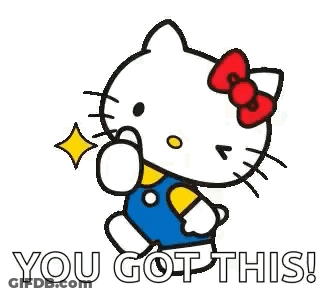 Hello Kitty Sticker You Got This GIF