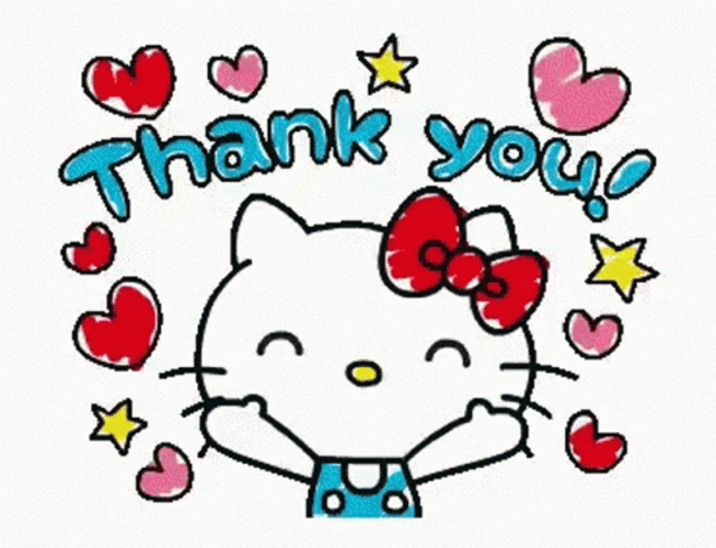 Hello Kitty Thank You GIF