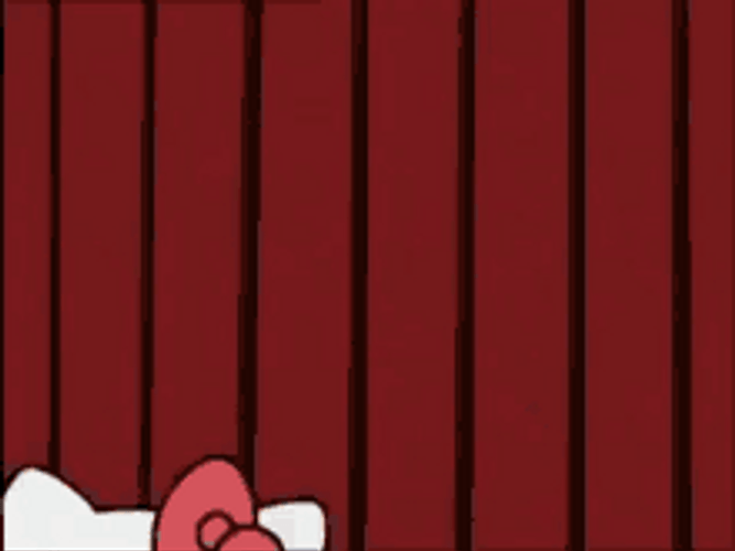 Hello Kitty Waving GIF