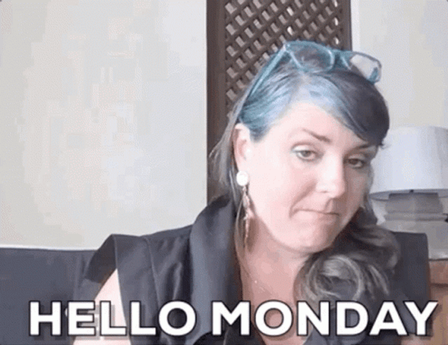 Hello Monday Beautiful Greeting GIF
