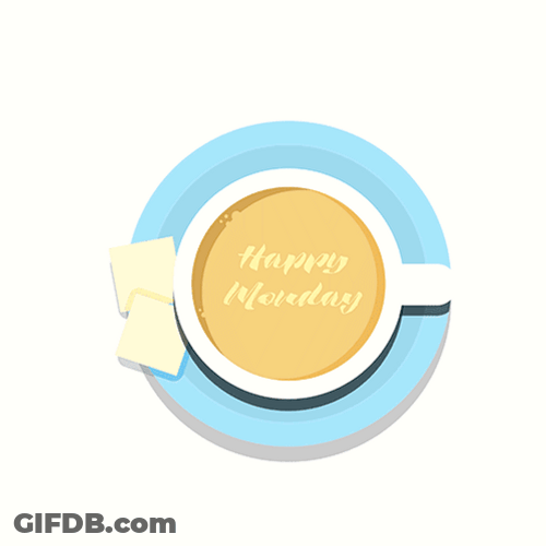 Hello Monday Coffee GIF
