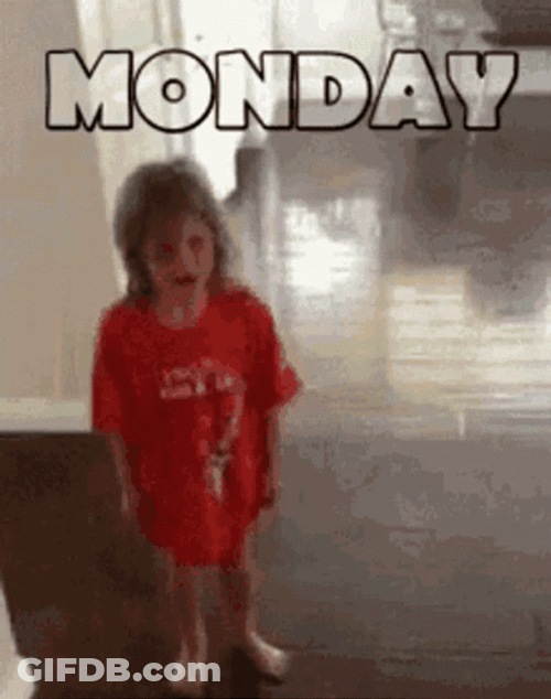 Hello Monday Funny Sucks GIF