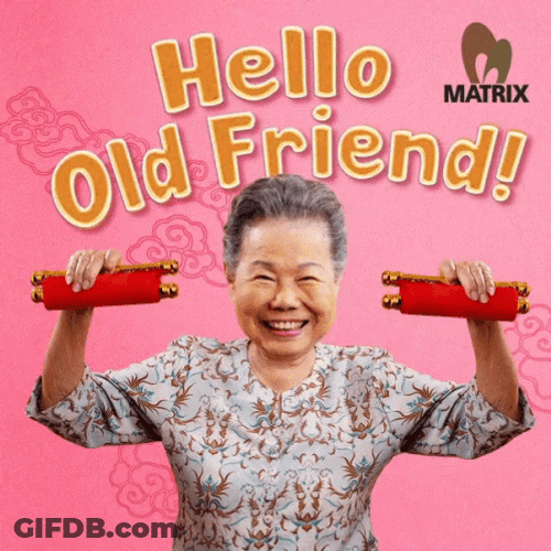 Hello Old Friend Chinese GIF