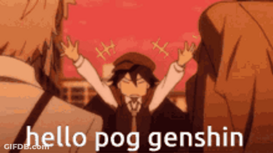 Hello Pog Genshin GIF
