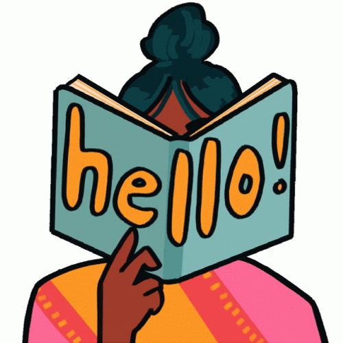 Hello Read A Book GIF