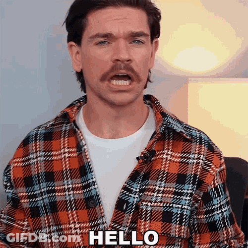 Hello Robin James GIF