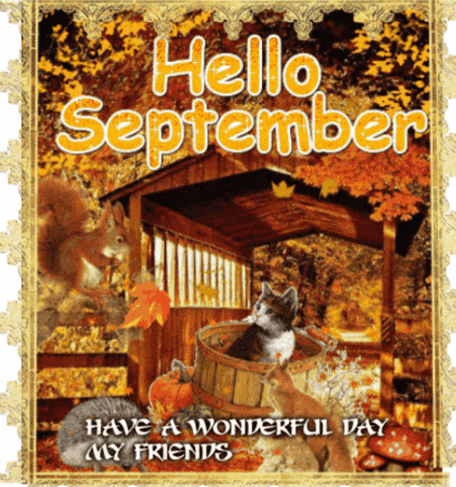 Hello September With My Friend GIF