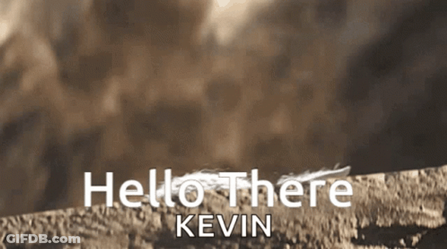 Hello There Kevin Baby Yoda Star Wars GIF