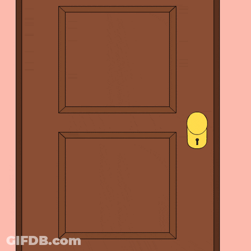 Hello There Please Open The Door GIF