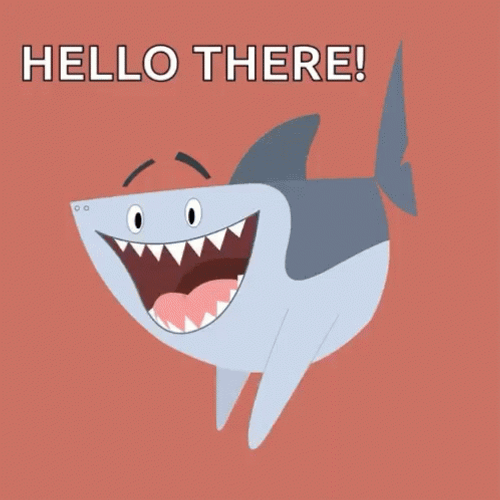 Hello There Shark GIF