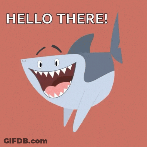 Hello There Shark Week GIF