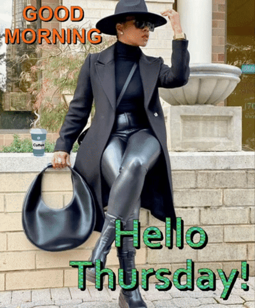 Hello Thursday Elegant Outfit GIF