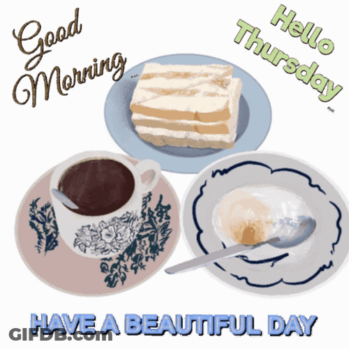 Hello Thursday English Breakfast GIF