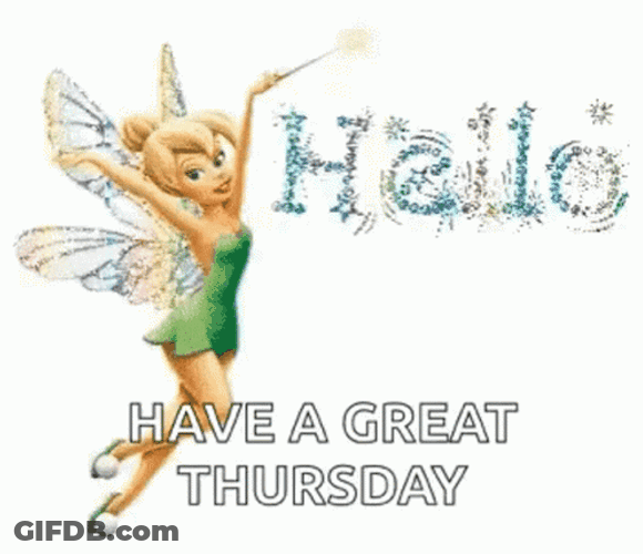 Hello Thursday Tinker Bell GIF