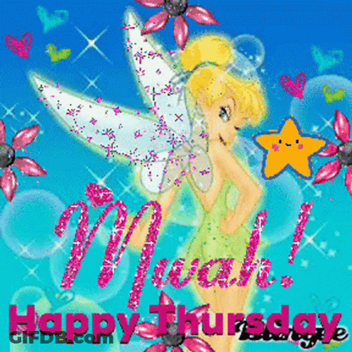 Hello Thursday Tinker Bell Glitters GIF