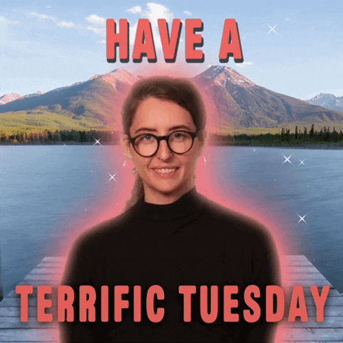 Hello Tuesday Beautiful Lakeview Volcano GIF