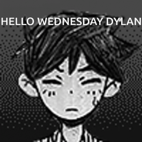 Hello Wednesday Dylan Cartoon GIF