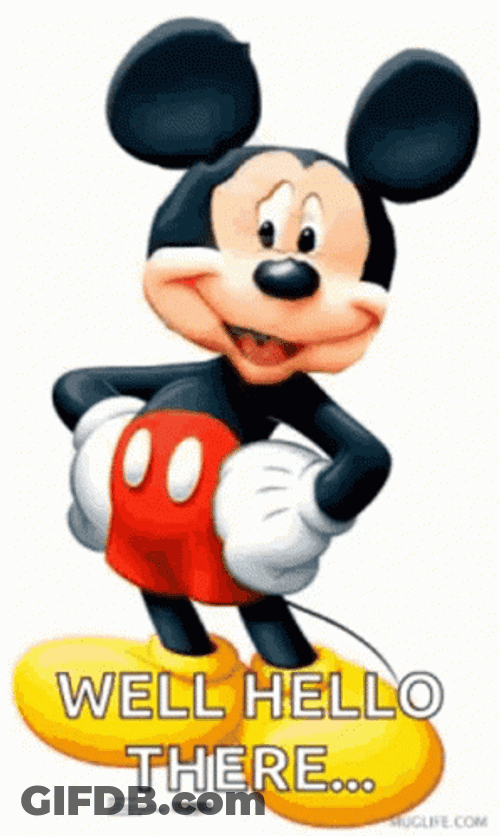 Hello Wednesday Mickey Mouse GIF