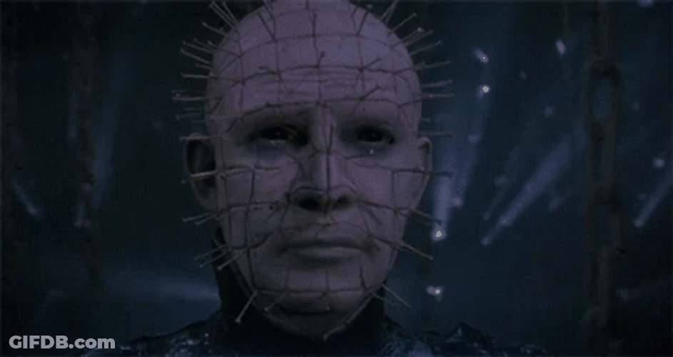 Hellraiser Pinhead Absords Power GIF