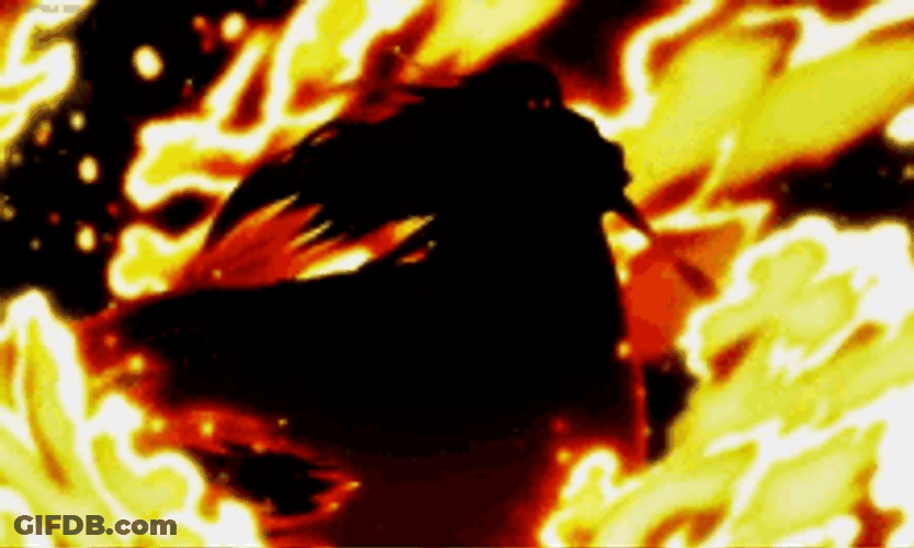 Hellsing Anime Alucard Transform Angry Fire GIF