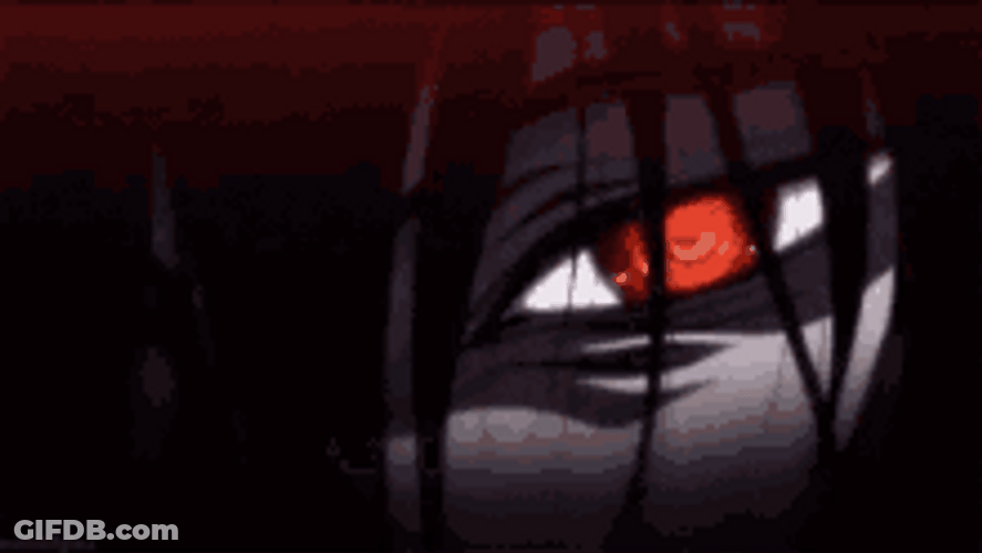 Hellsing Anime Alucard Vampire Happy Smile Transform GIF