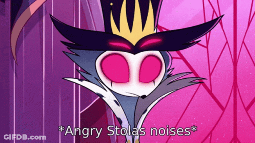 Helluva Boss Angry Stolas Noises GIF