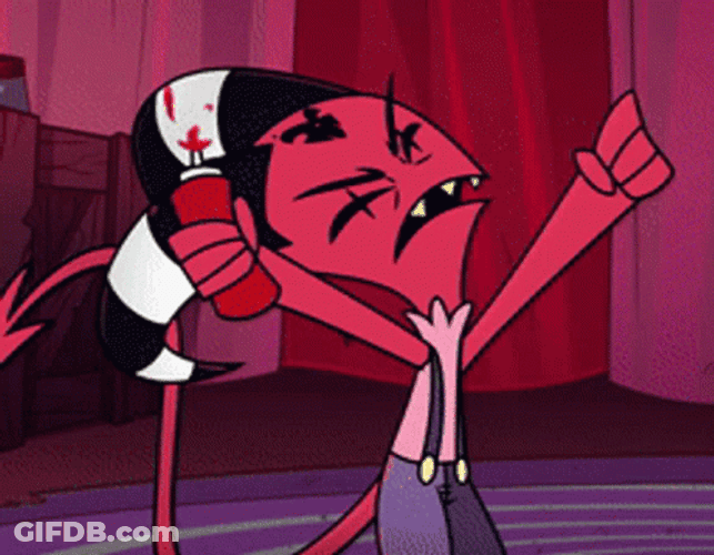 Helluva Boss Baby Blitzo Angry Shouting GIF