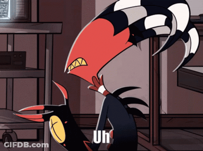 Helluva Boss Blitzo Excuse Me GIF