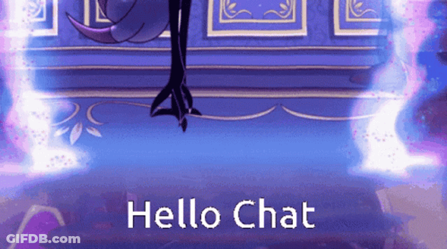 Helluva Boss Cat Walk Stolas GIF
