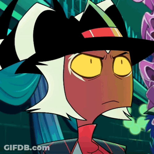Helluva Boss Moxxie Annoyed Face GIF