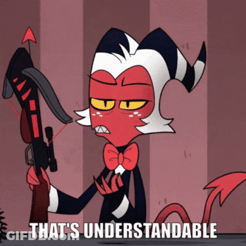 Helluva Boss Moxxie Thats Understandable GIF
