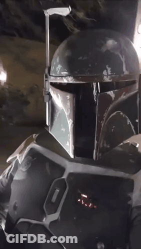 Helmet Saying Happy Fett Friday GIF