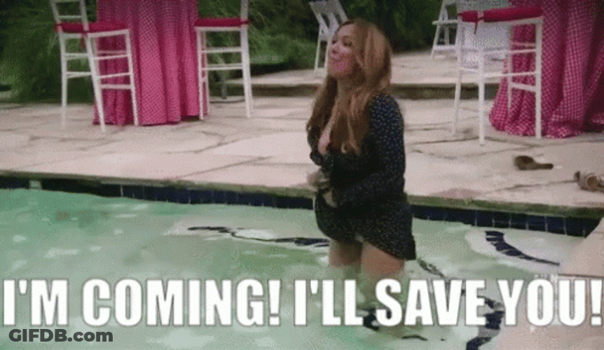 Help Is On The Way Dear From Drowning GIF