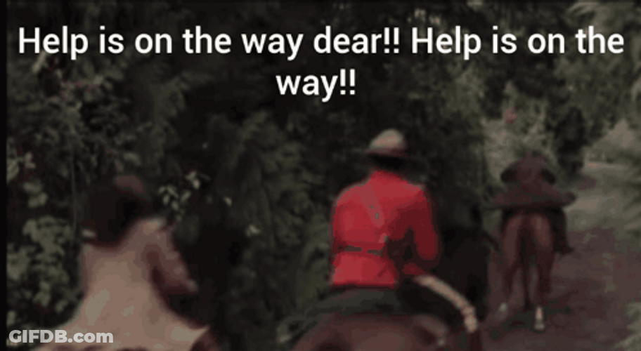 Help Is On The Way Dear Horse Ride GIF