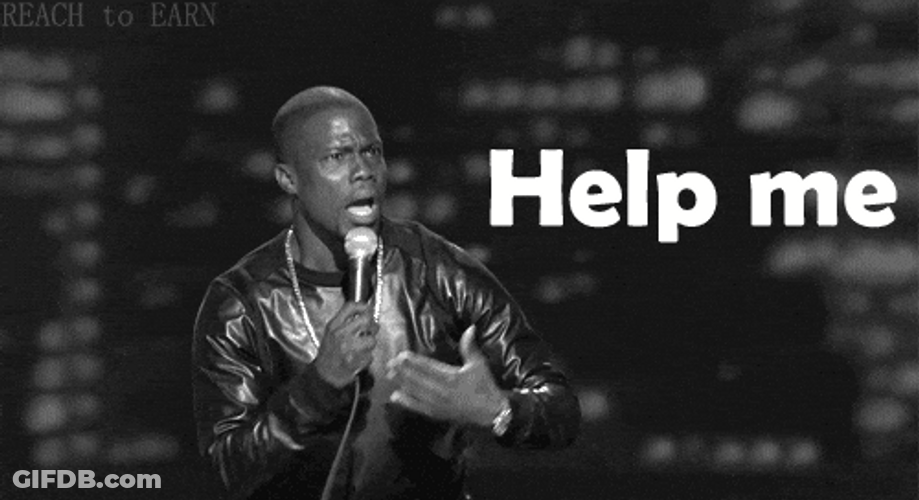 Help Me Kevin Hart Damn GIF