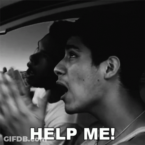 Help Me Men Inside Car GIF