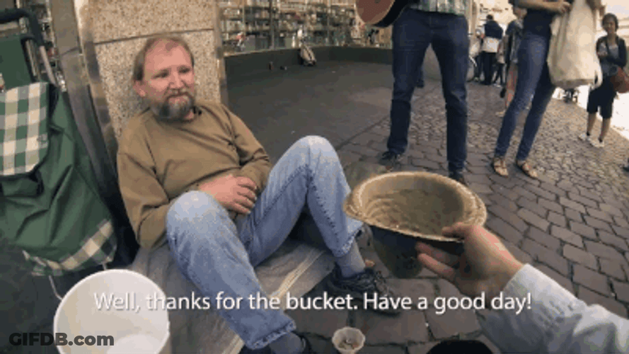 Helping The Homeless Handshake GIF
