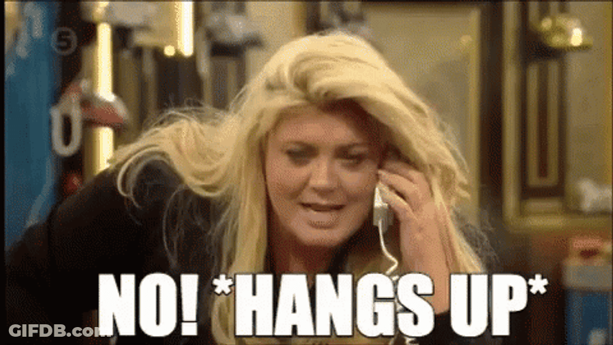 Hemma Collins Hang Up And Says No GIF